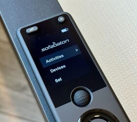 sofabaton x1s universal remote review, Sofabaton X1S Remote Display