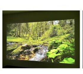 xgimi horizon ultra 4k projector review, XGIMI Horizon Ultra Projected on wall