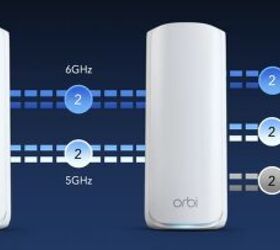 netgear debuts orbi 770 series and nighthawk rs300 wi fi 7 routers, Netgear Orbi 770 Bands Photo Credit Netgear