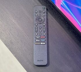 sony bravia 7 4k qled tv review, Sony BRAVIA 7 Remote