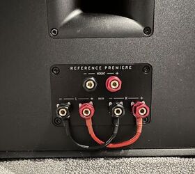 klipsch reference premiere rp 8000f ii 504c ii speaker review, Klipsch 8000F II Binding Posts