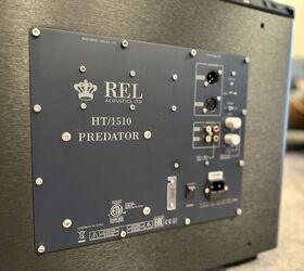 rel acoustics ht 1510 predator ii sealed subwoofer review, REL HT 1510 Predator Rear