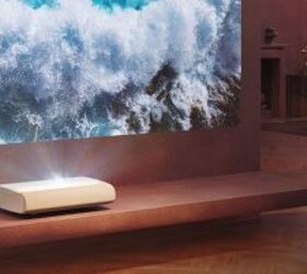 samsung updates the premiere 9 and 7 with new features, Samsung The Premiere 9 Ultra Short Throw Projector Photo Credit Samsung